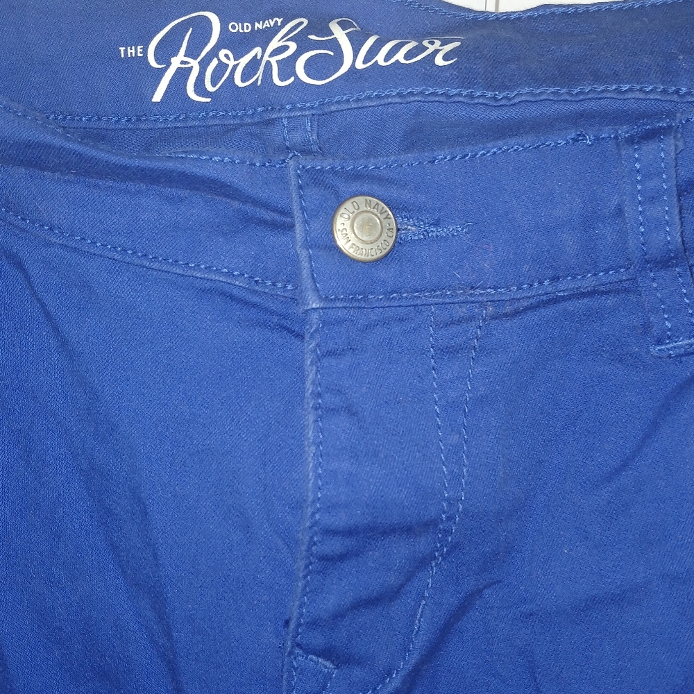 Old Navy The Rockstar Blue Jeans